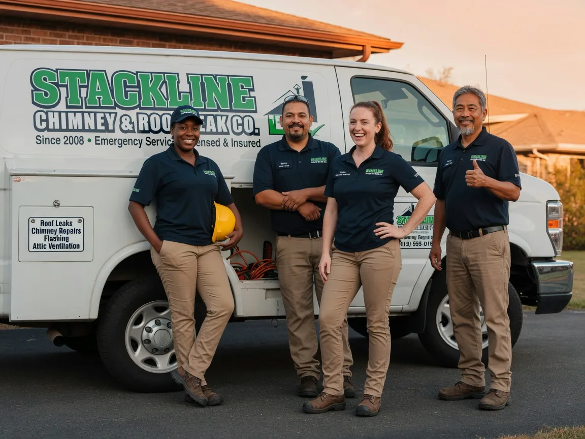 Chimney flashing repair company in Mountain View, AR